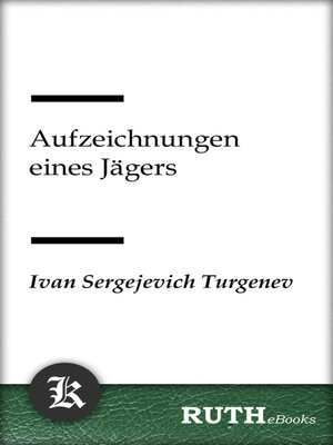 cover image of Aufzeichnungen eines Jägers